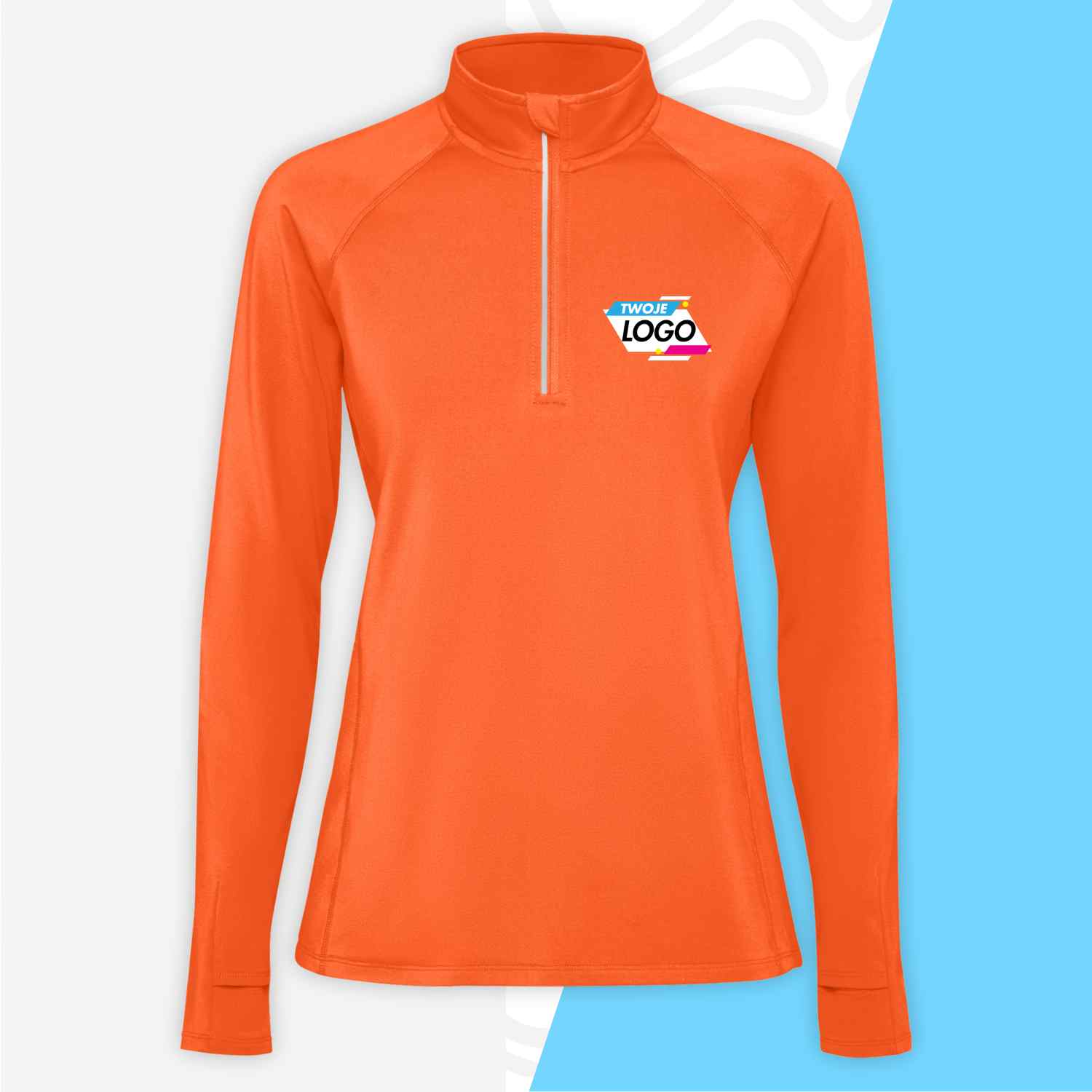 Bluza damska sportowa z własnym nadrukiem