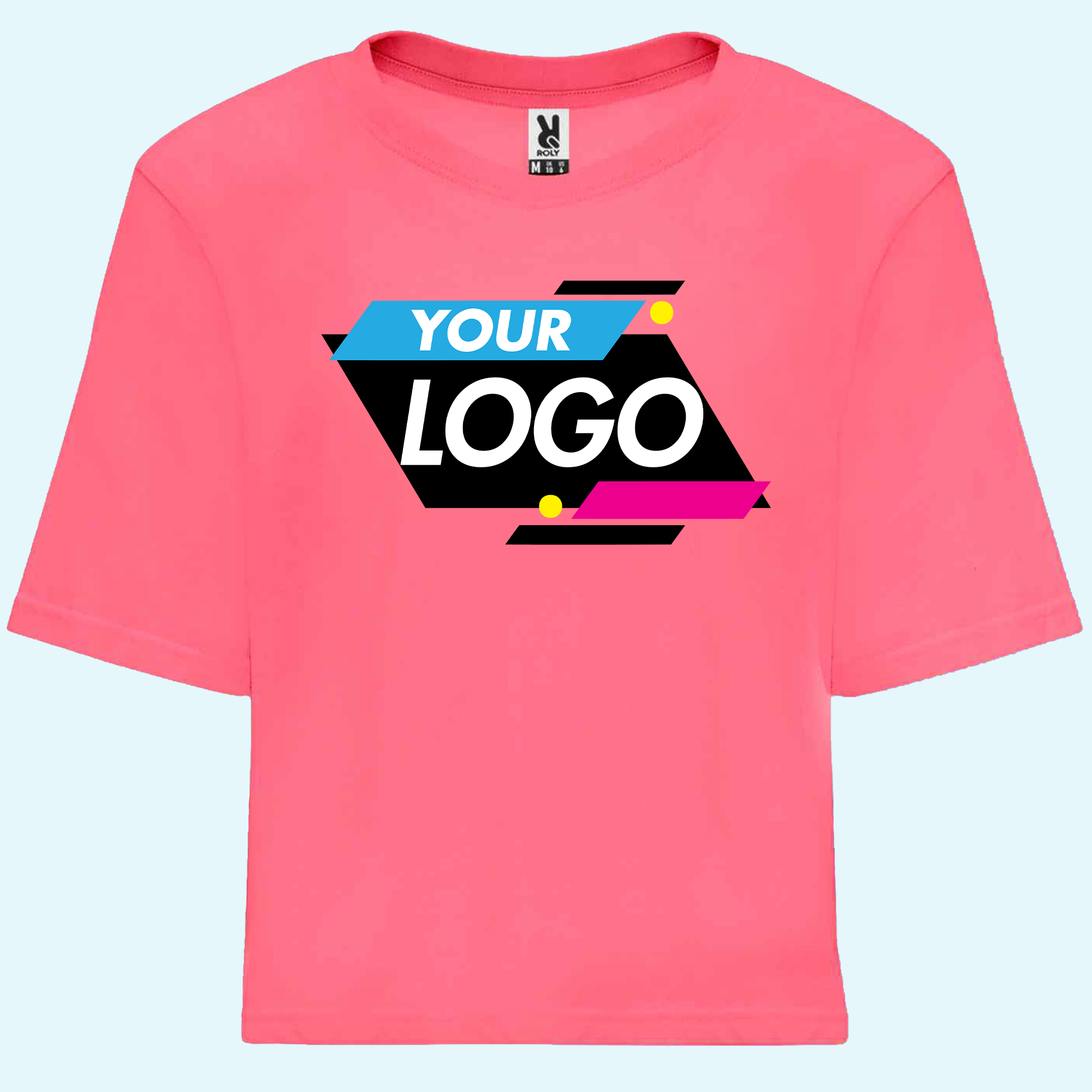 Koszulka typu CROP TOP z własnym nadrukiem