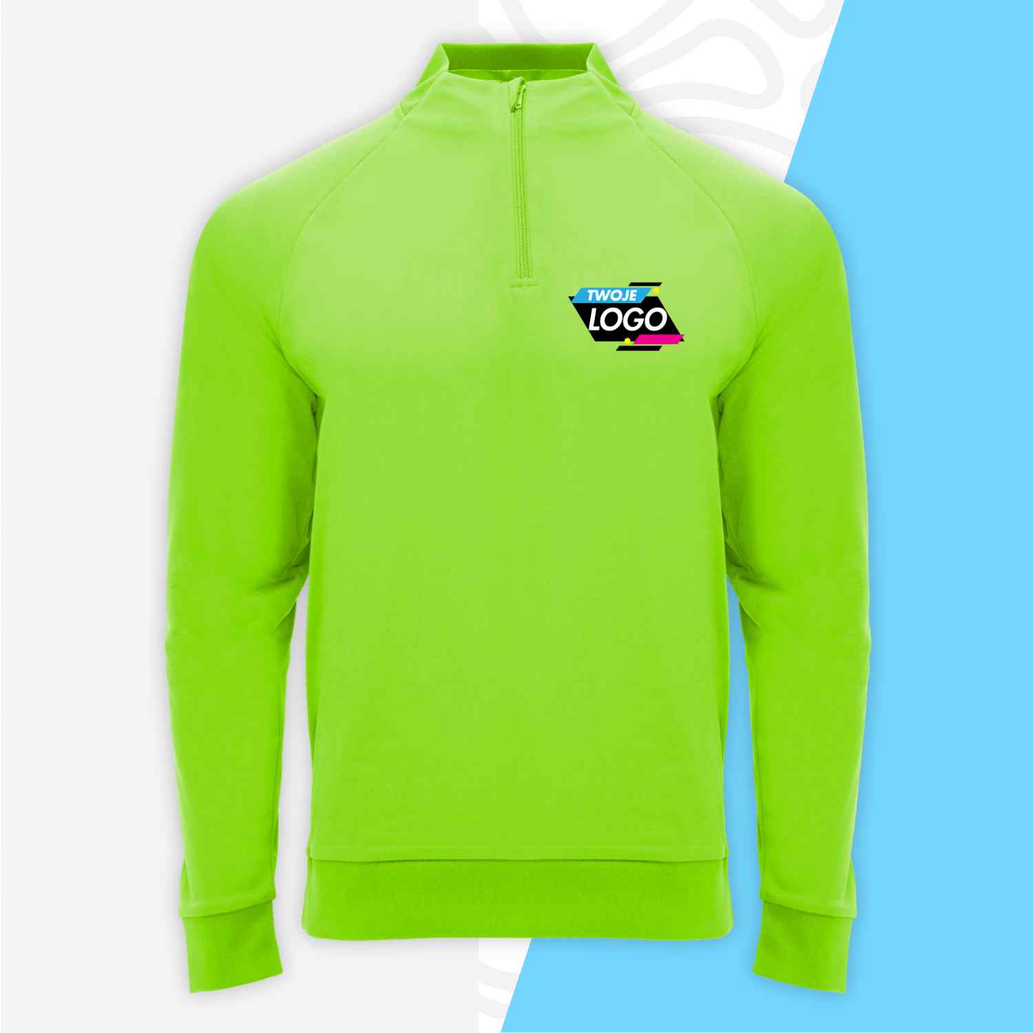 Bluza sportowa z własnym nadrukiem