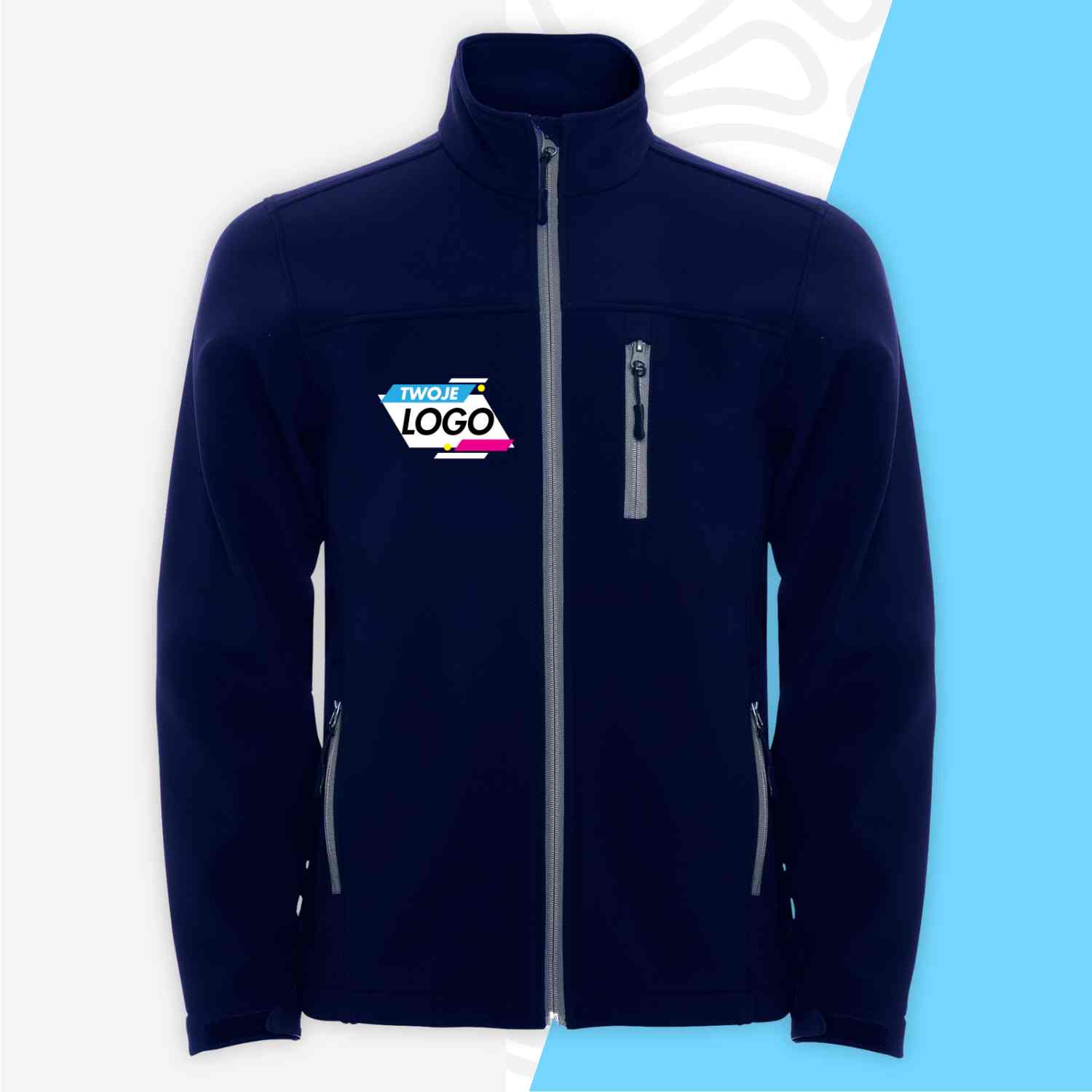 Kurtka Softshell z własnym nadrukiem