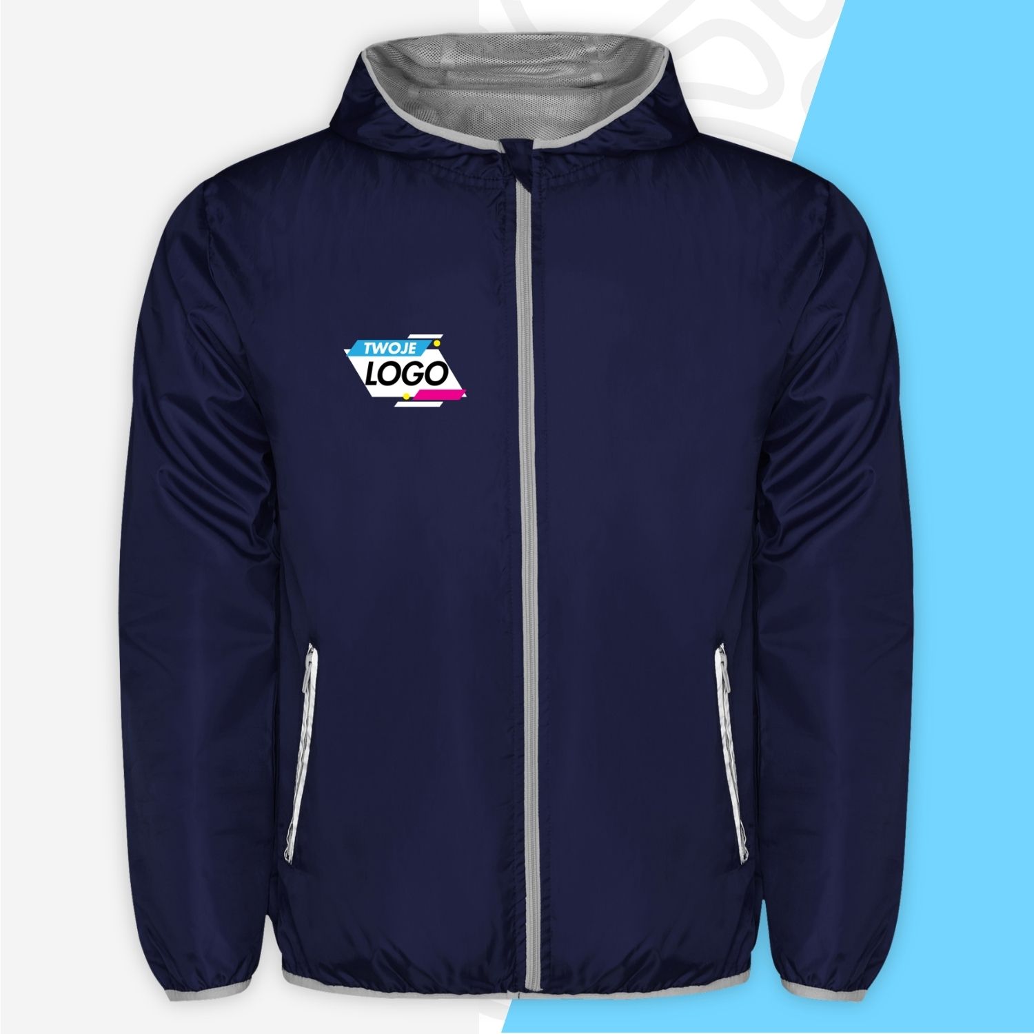 Wiatrówka z własnym nadrukiem