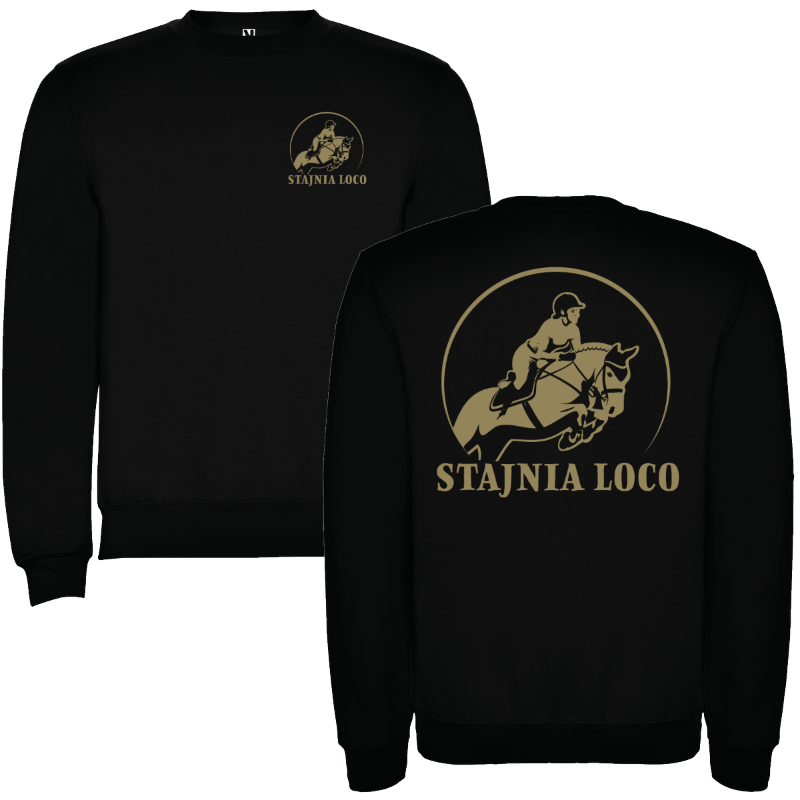 Bluza bez kaptura z własnym nadrukiem