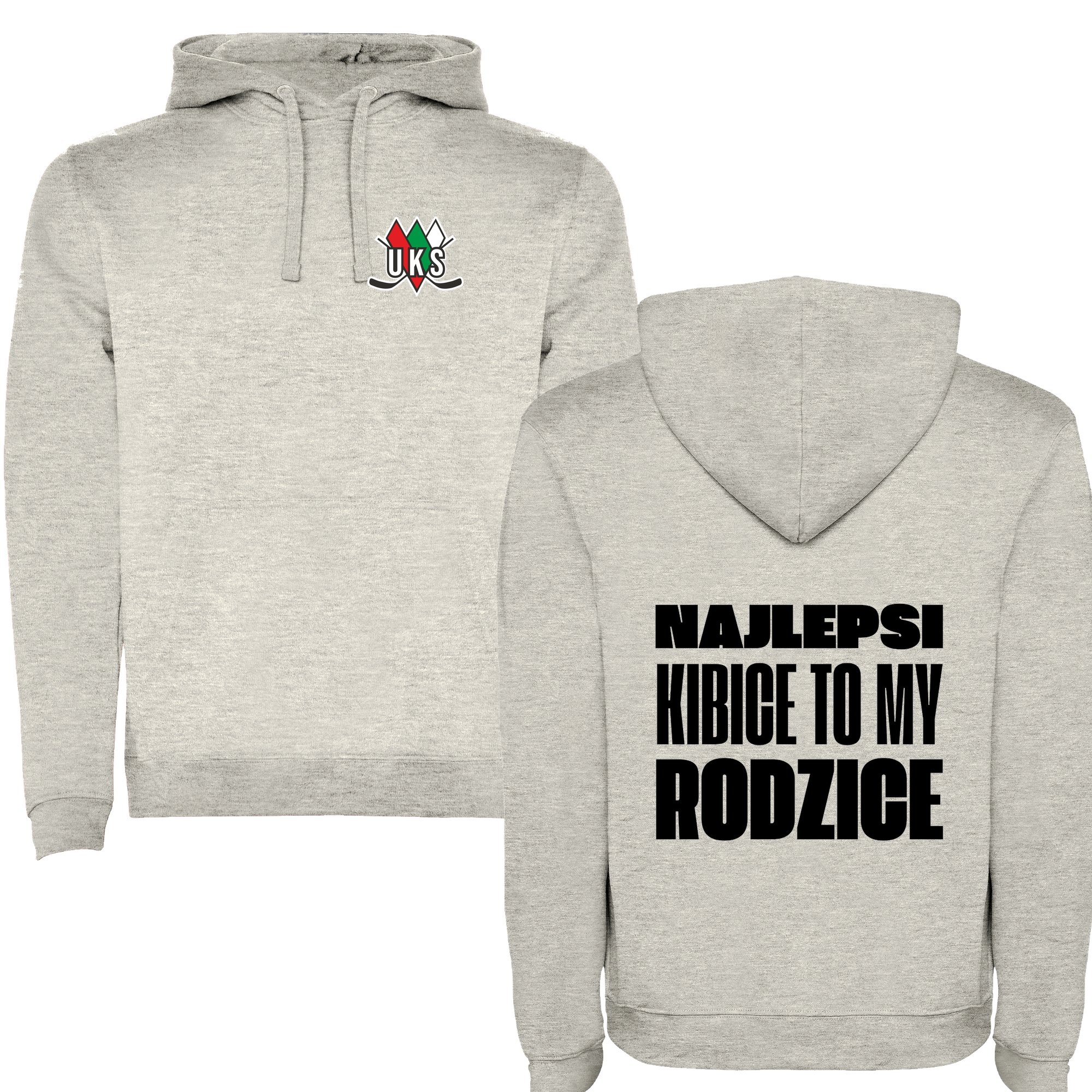 Bluza jasna - najlepsi kibice to my rodzice.