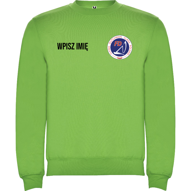 Bluza bez kaptura z własnym nadrukiem